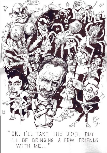 A few friends...