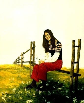 Girl on the Fence