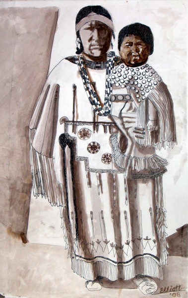 Indian and Child