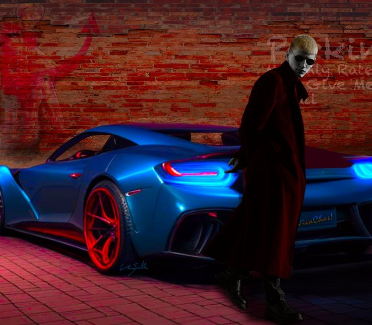 Man in the Long Coat Who Struggled Out of a Supercar