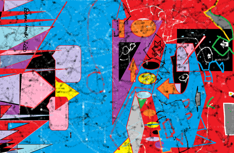 wars and rumors of war,,(c) 2020 .Elton Houck..digital PRE-RAPTURE art.....Jesus told us to be ready