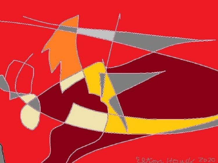 KINGS LAST WORDS AS PLANE CRASHED-My kingdom for a horse!/(C) 2020/ELTON HOUCK/planes vs. horses art