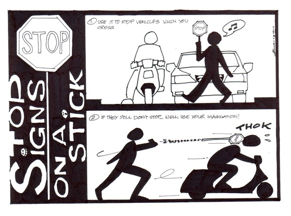 Stop Signs On A Stick