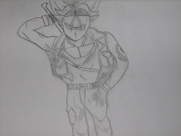 SS Trunks pulling out sword