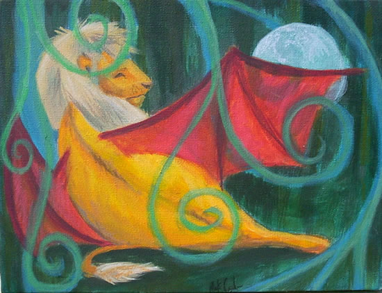 winged lion