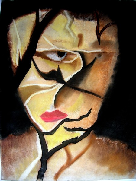 cracked man