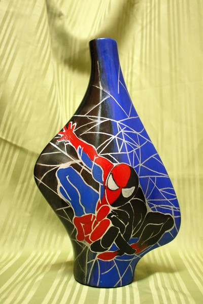 Spiderman Vase