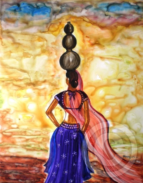 Rajasthani lady- Allure
