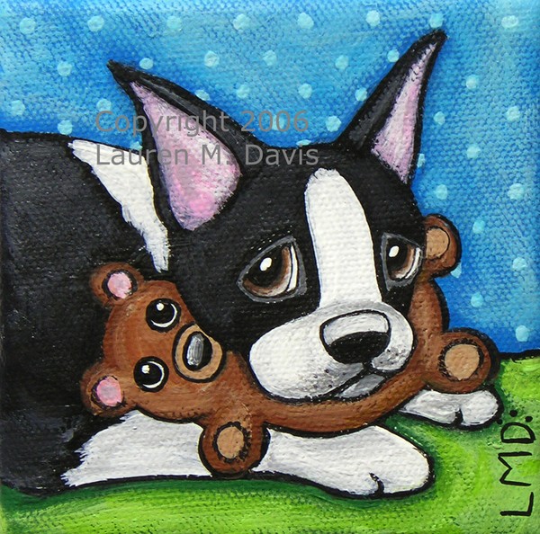 Boston Terrier & Teddy!