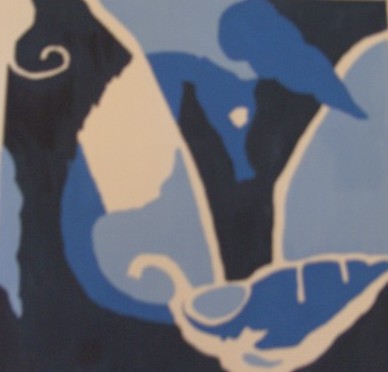 Sea Horse Abstract