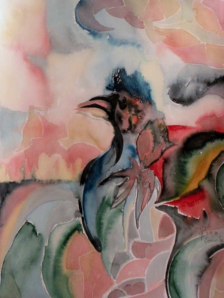 Vogel und Blume