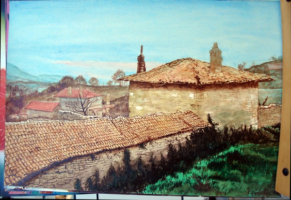 Gypsy house in Bulgaria