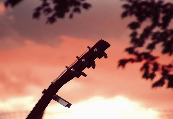 Music sunset
