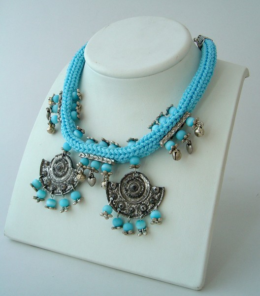 Authentic Turkish Style Blue Necklace