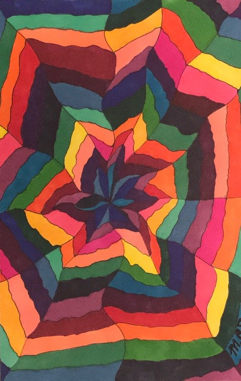 Rainbow rabbit hole