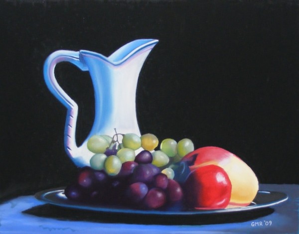 Jug and Grapes