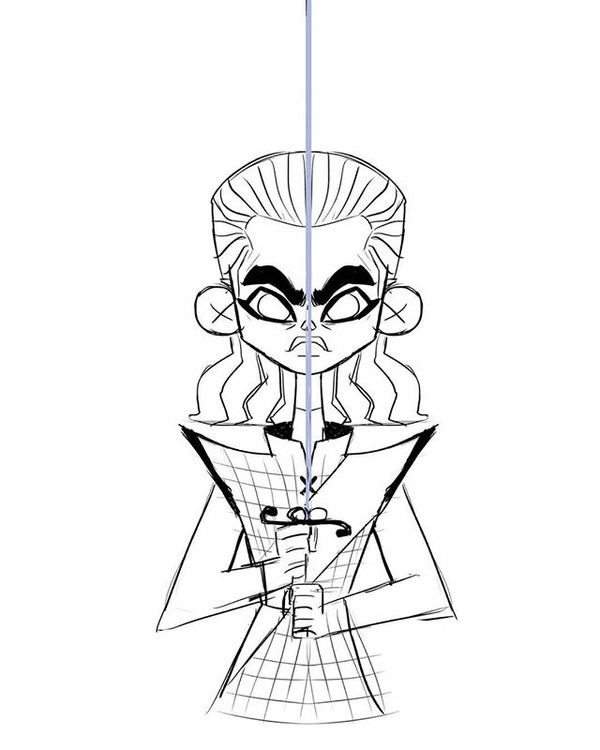 Inking aryastark HouseStark GoT gameofthrones inks sketchbookpro