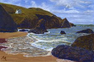 Llangranog Beach