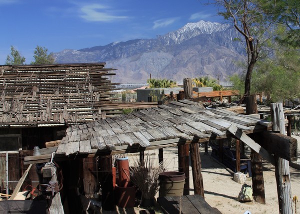 View of the mountains from Cabot's Pueblo Museum