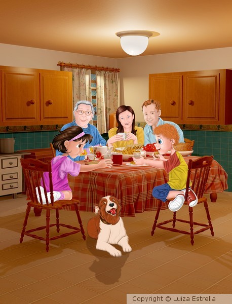 Dinner at Grandma