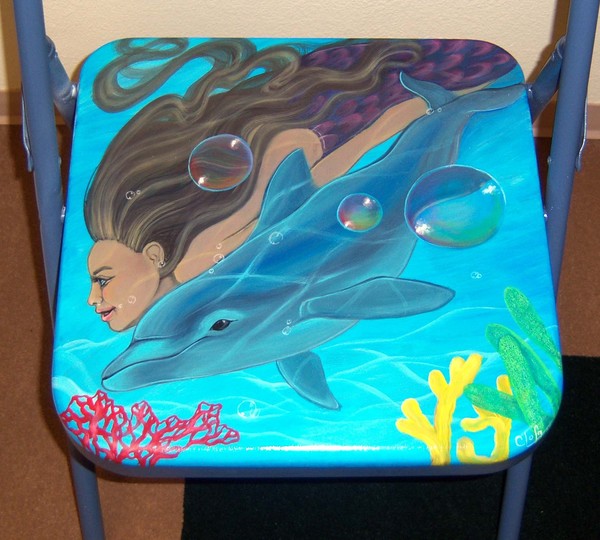 mermaid and dolphin