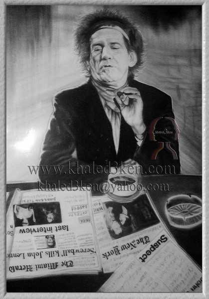 DRAWING PORTRAIT JOHN LENNON AND BEATLES LIFE STORY AND MARK DAVID CHAPMAN KHALED3KEN (21)