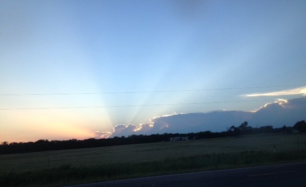 Storm Clouds at Sunset