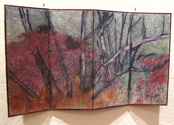 Mineral Forest on Rice Paper