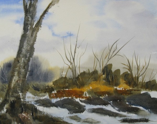 watercolor landscape 680