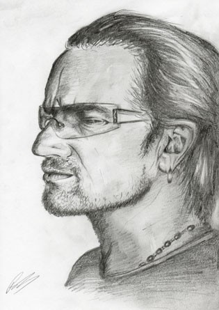 Portrait of Bono