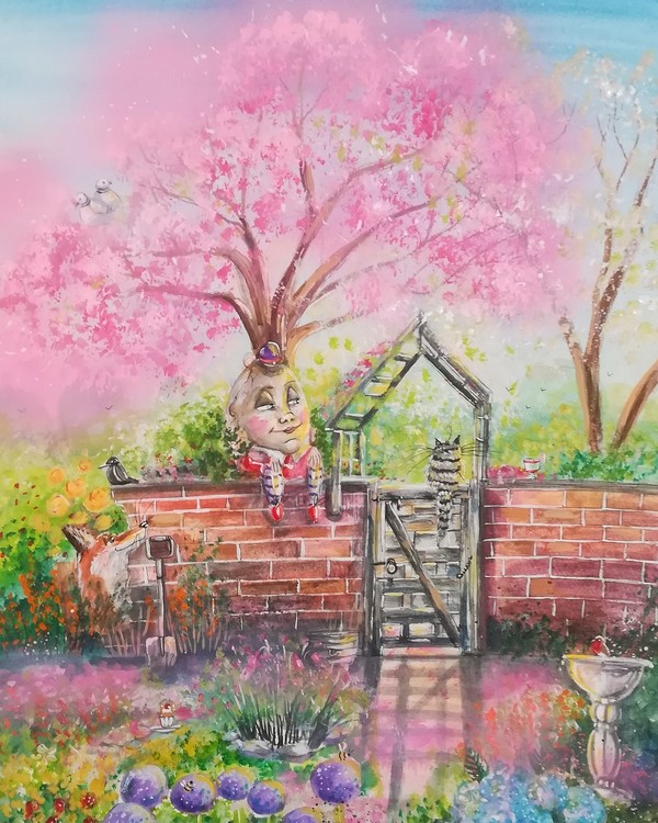 Through the garden gate 