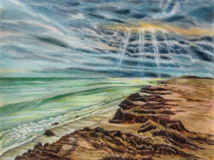 Muted Sky Seascape 2