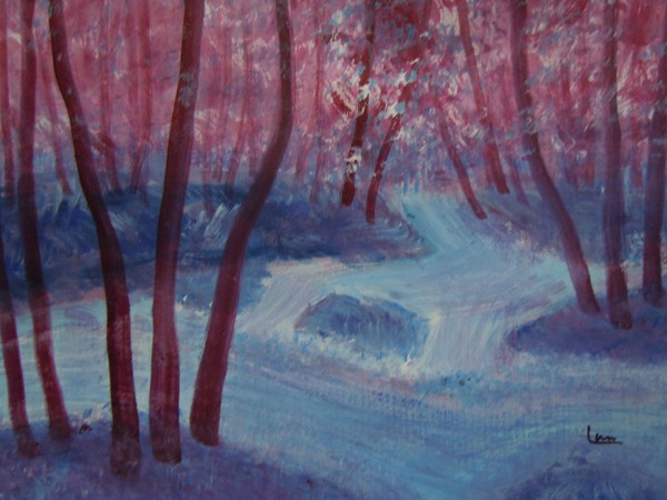 autumn forest brook