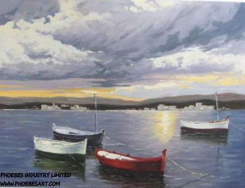 boat paintings reproduction