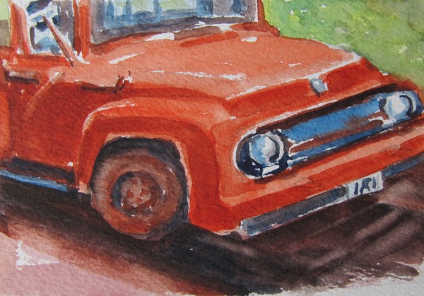 The Old Red Truck