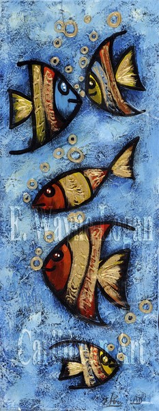 School of Fish 2 - Dominca Republic Art Print