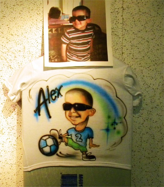 Quick Caricature of Child with Sunglasses