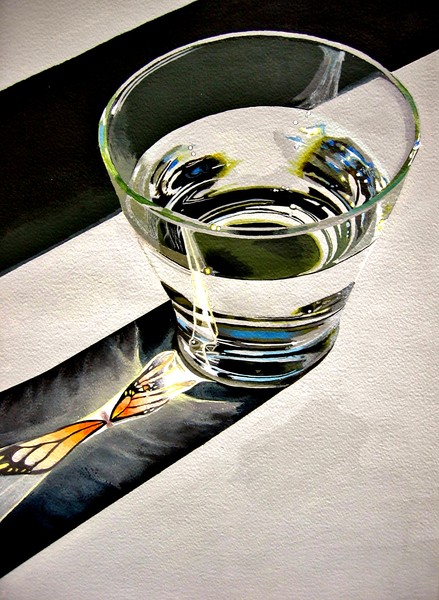 butterfly glass