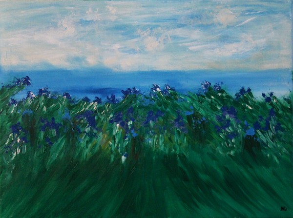 Flowers of blue