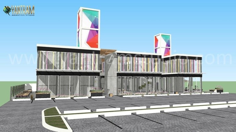 Sketchup Modelling Services Building Concept by Architectural Rendering Company, Perth – Australia