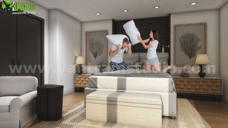 Exterior & Interior 3D Residential Walkthrough Visualization developed by Yantram Studio