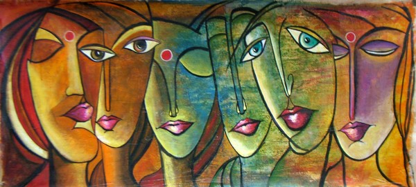 Feelings and Emotions- Original acrylic Painting