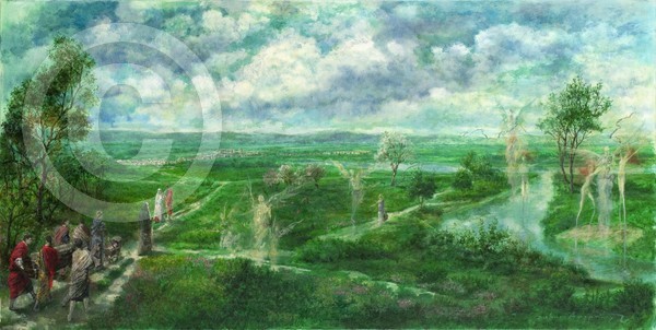 Der Lebenszyklus 80x40 oil on canvas