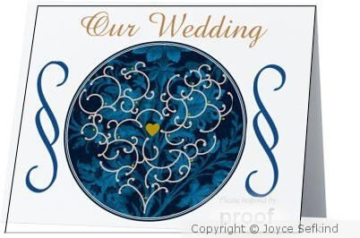 Heart Swirl Wedding Invitation