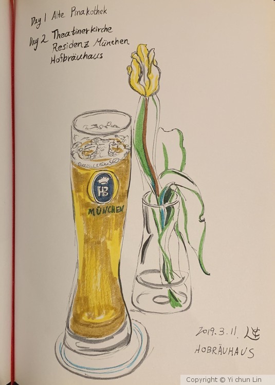 Sketch in Munich