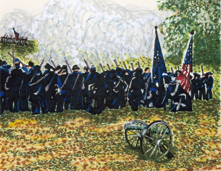 Reenactors near Chickamauga