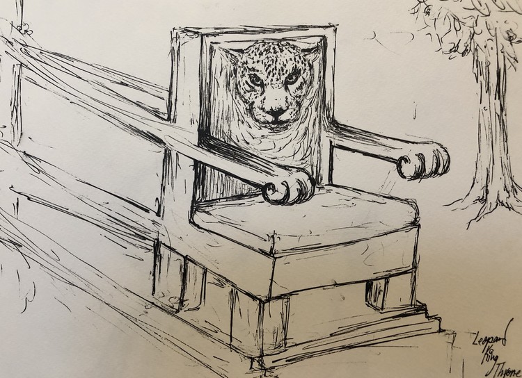 Leopard King Throne