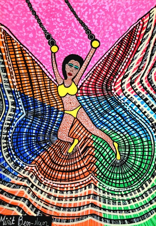 Self taught artist Mirit Ben-Nun from Israel