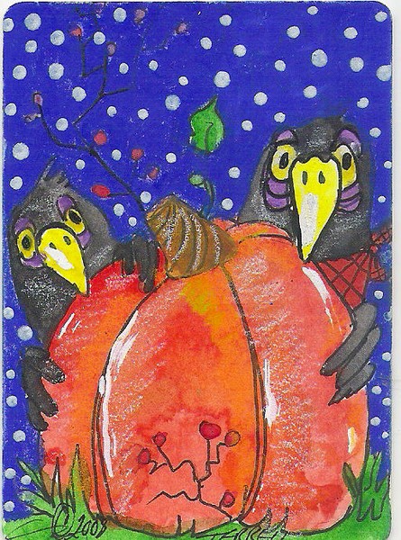 It's Fall Y'all Aceo