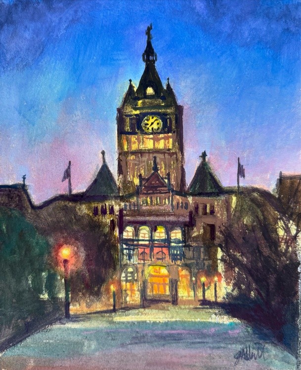 $250 SL City County Building Nocturne